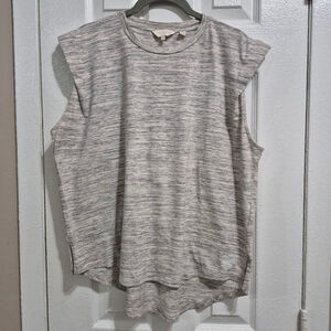 Women's Ted Baker Gray White Marled Tank Top Size 4